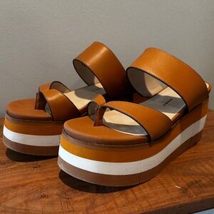 Naked Feet sandals, tan 9.5
